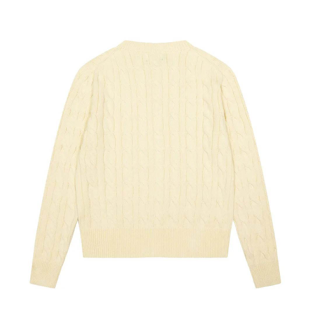 P230 Top quality" Style number: DS006# (not off the shelves all year round) [Ralph Lauren round neck solid color pony embroidery logo twist knitted cardigan] ✅Ralph Lauren Ralph Lauren classic basic versatile knitted cardigan jacket for all seasons ✅Main supplier platform live broadcast Wholesale entity Replacement if out of stock Not off the shelf ✅ZP quality 1:1 version Scan the code to enter the GF website Counter quality ✅Detailed quality The only one in Guangzhou Imported quality cotton yarn Focus on high-end, cost-effective, and good quality. Needless to say, the version is restored to the original version. The maximum size can be worn up to 160 pounds. Loose, comfortable and stress-free. ✅The upper body is simple and easy to match. A must-have for goddess ootd. Good-looking clothes are never picky. Must-have items in goddess wardrobe. Size: S- Navy blue white label Navy blue red label